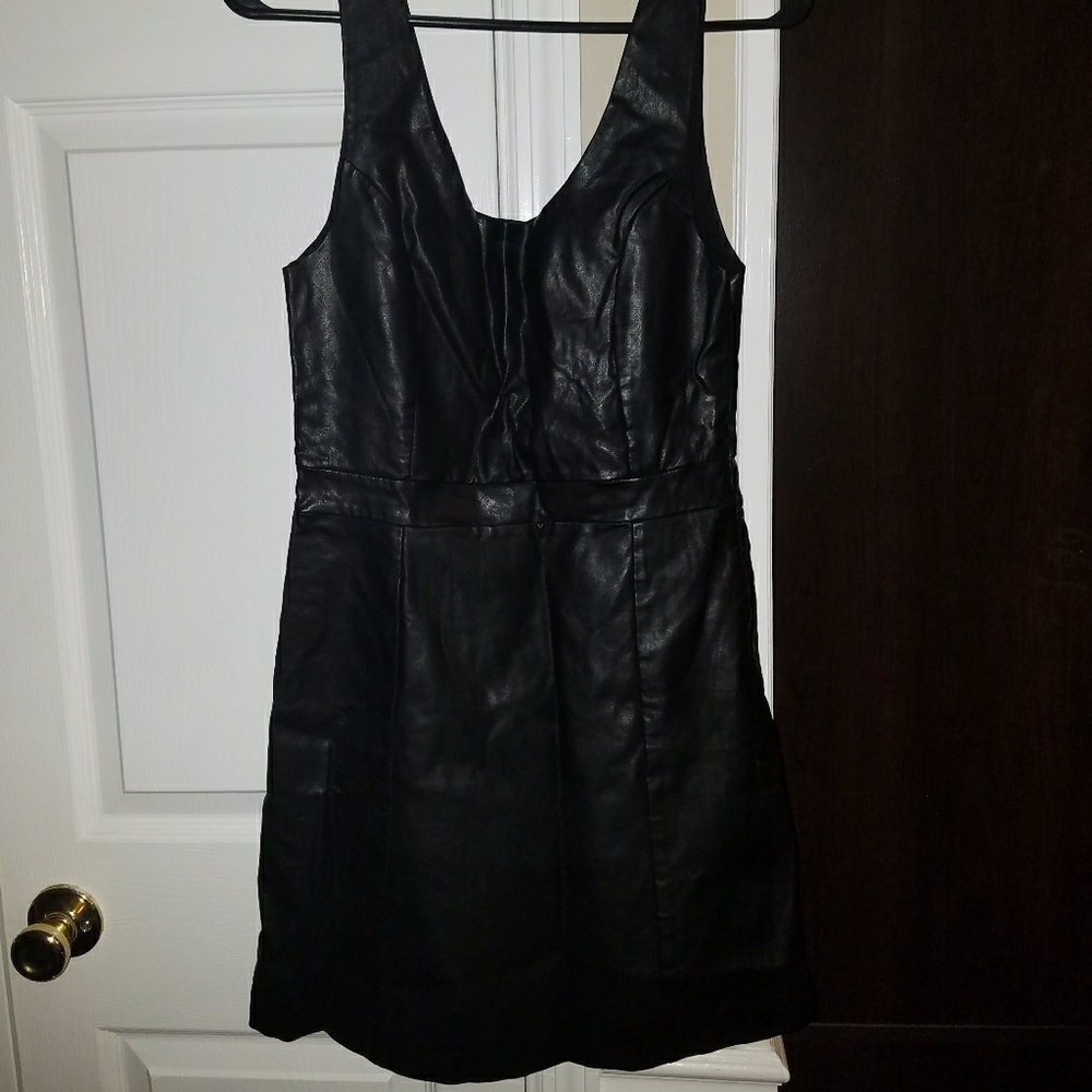 leather dress